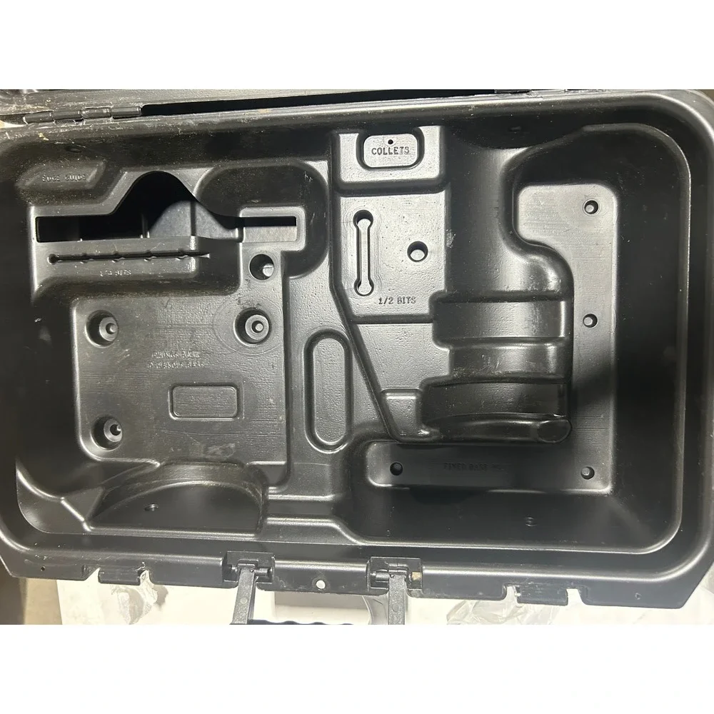 DeWalt DW618PK Router Replacement Hard Carrying Case Black Blow Molded Storage